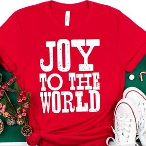 Joy to the world T-shirt  Christmas T-shirt